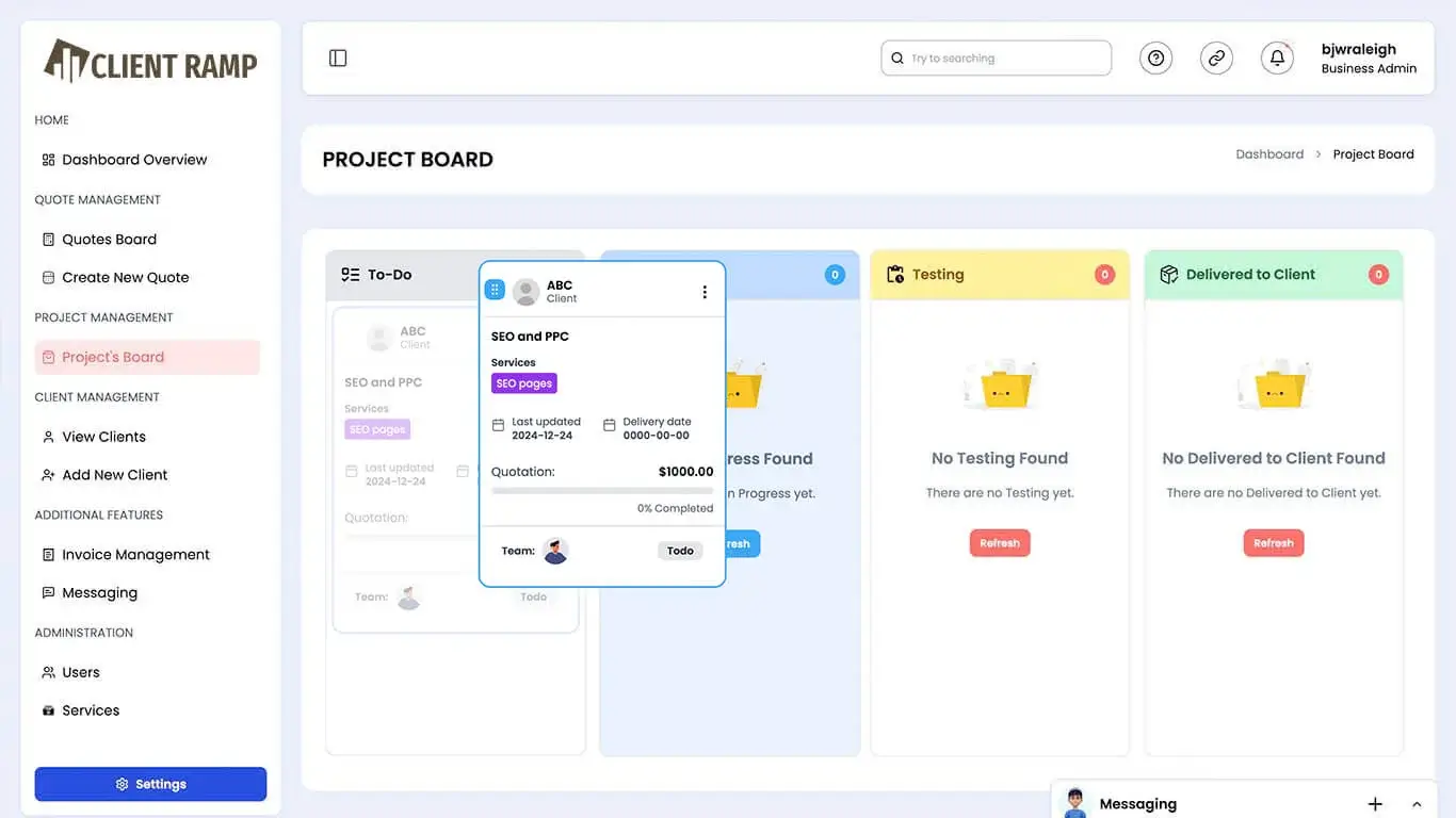 Manage Projects