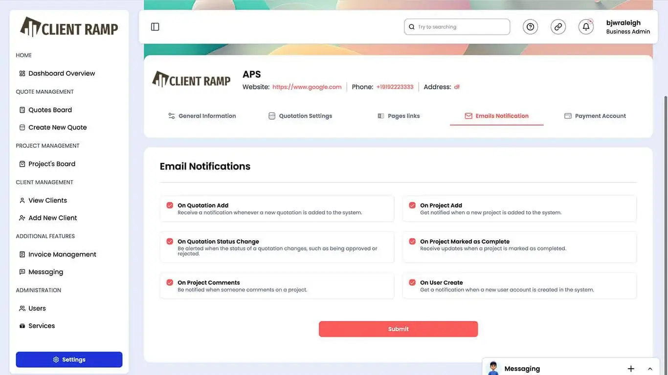 Manage Projects